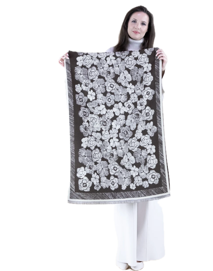 Rosette Bouquet Scarf by Original, front view