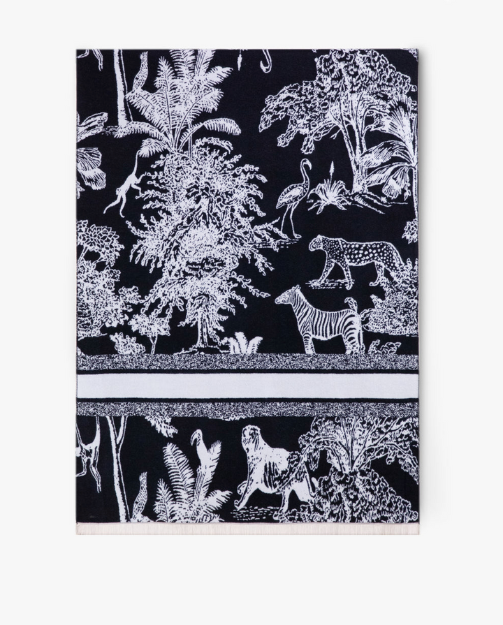 Safari Scarf in black by Original, alternate view