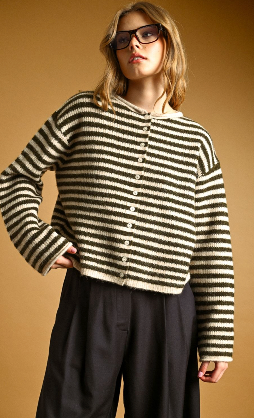 Hadley Stripe Cardigan