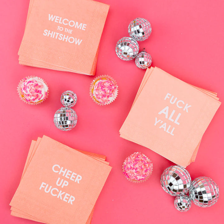 Welcome to the Shitshow Cocktail Napkin