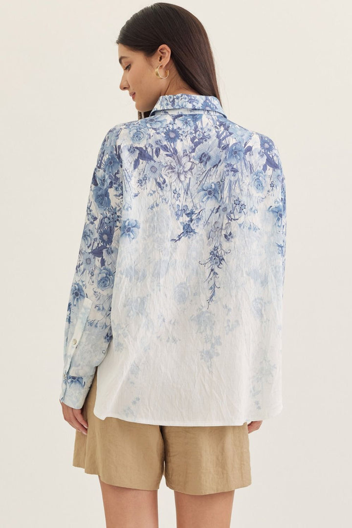 Forget Me Not Floral Top