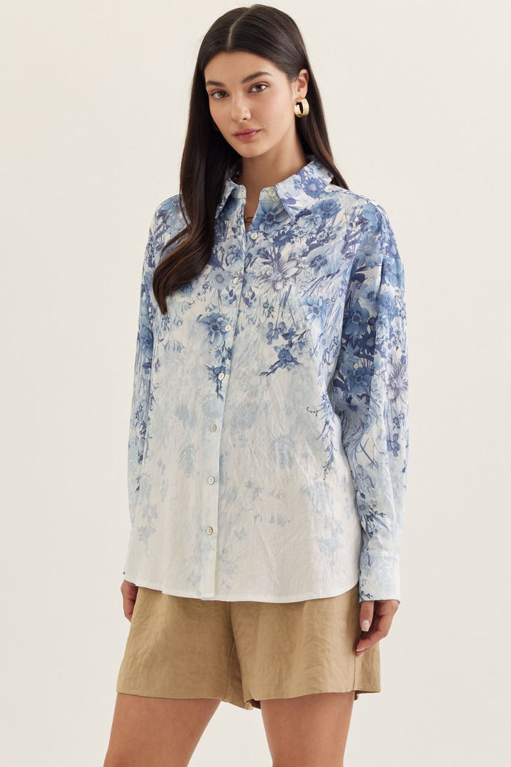 Forget Me Not Floral Top