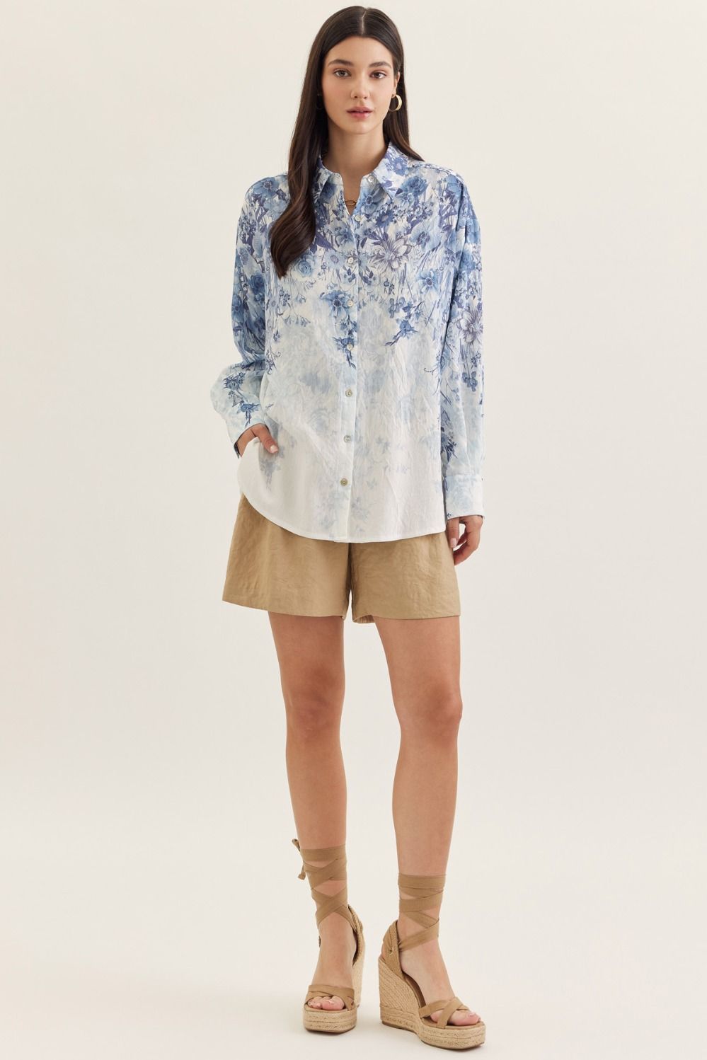 Forget Me Not Floral Top