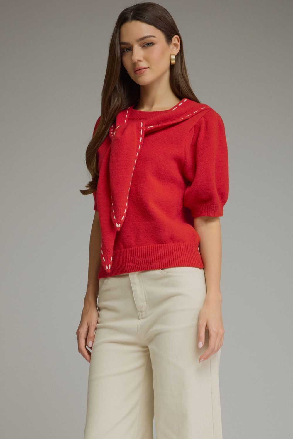 Holly Scarf Sweater