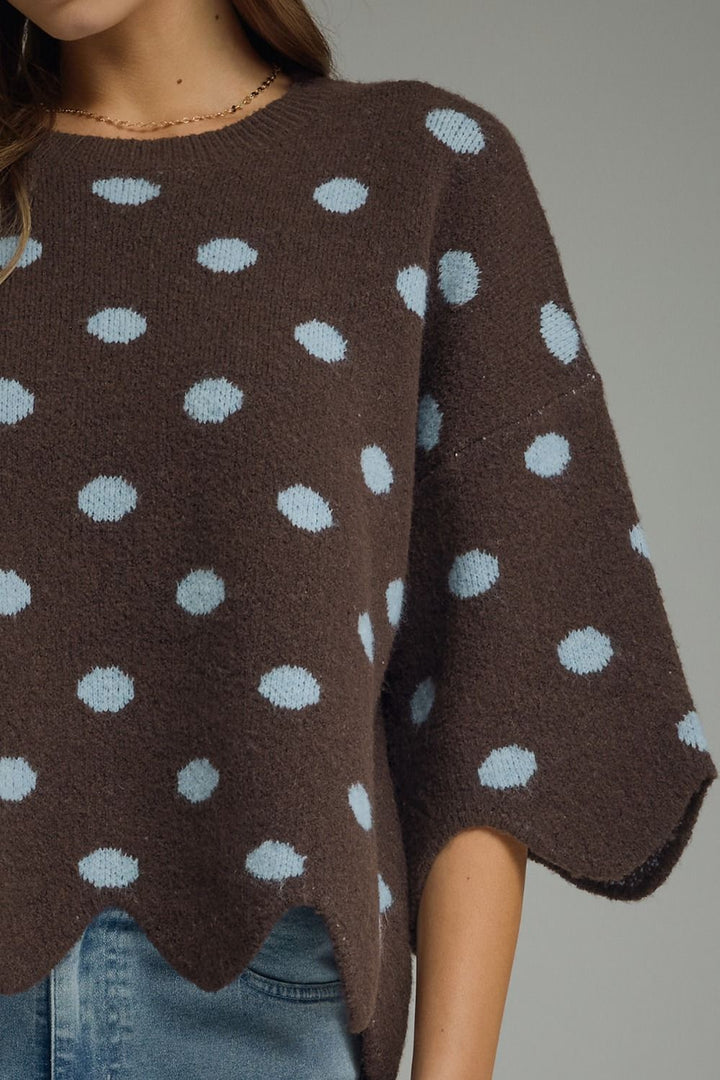 Sweet Spot Scallop Sweater