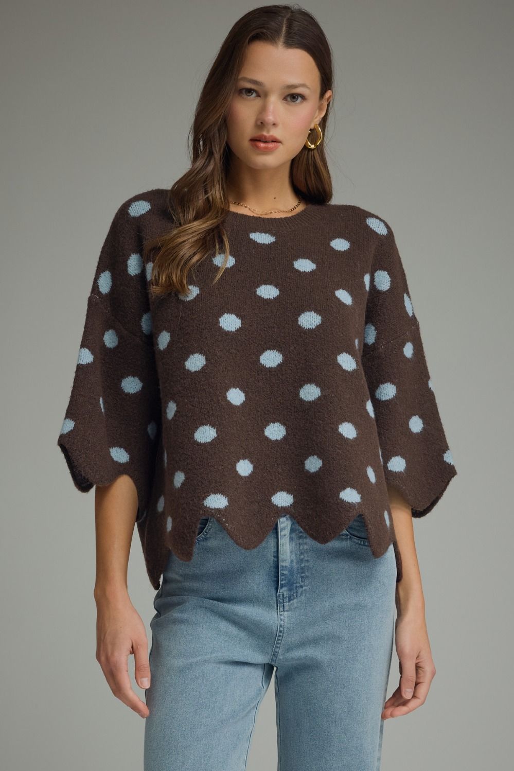 Sweet Spot Scallop Sweater