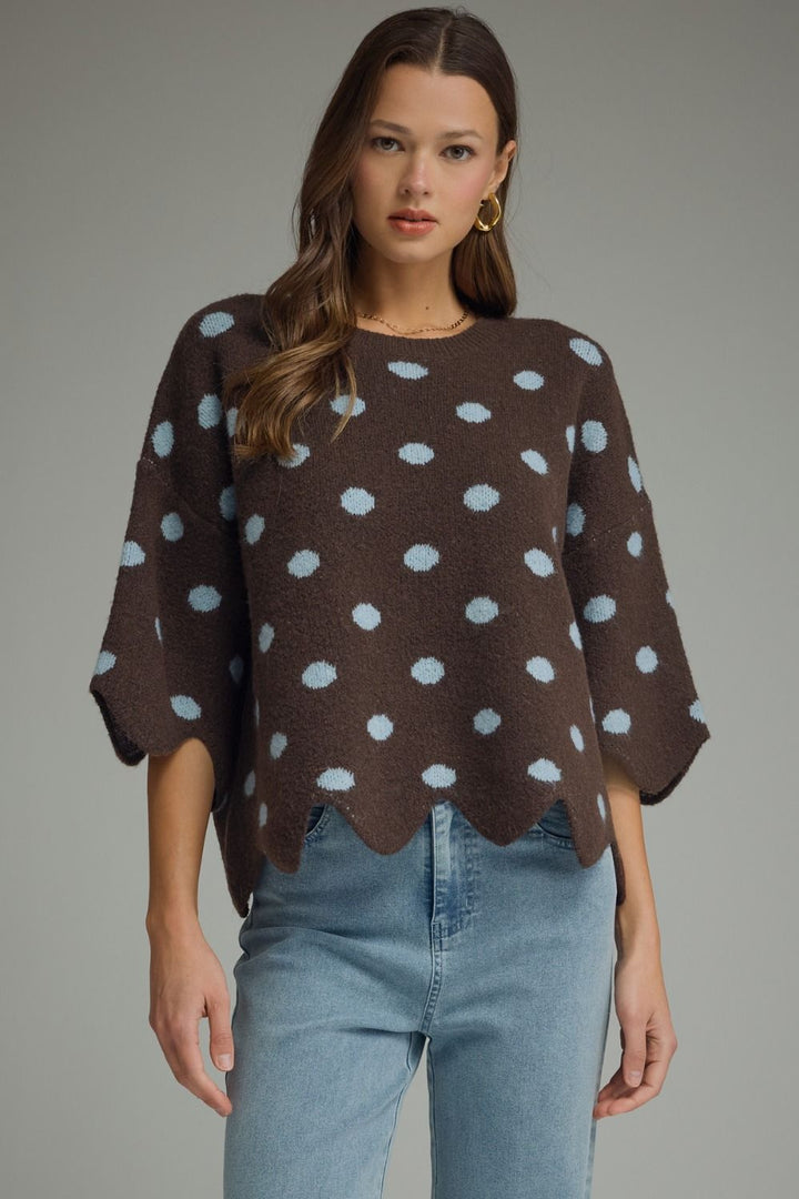 Sweet Spot Scallop Sweater