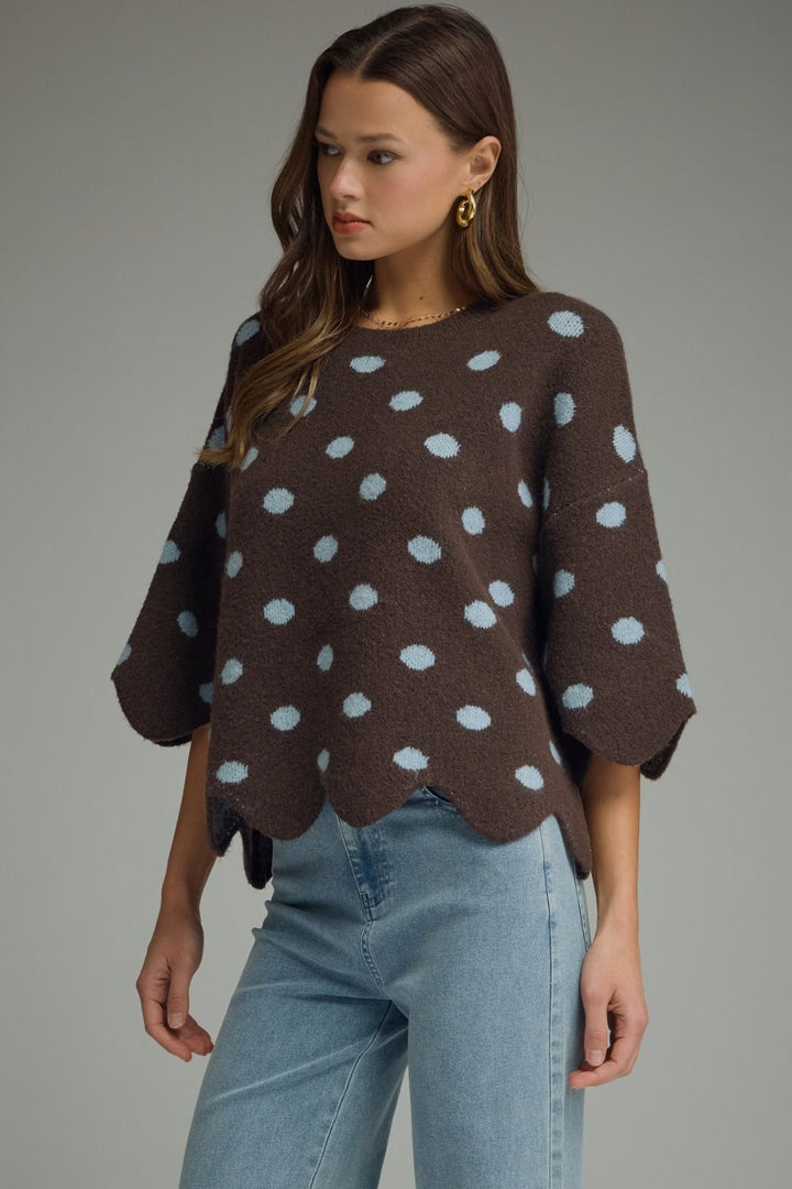 Sweet Spot Scallop Sweater