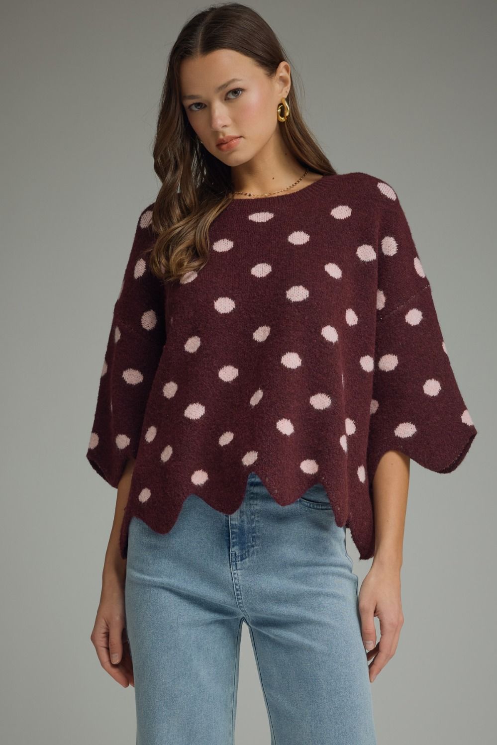 Sweet Spot Scallop Sweater