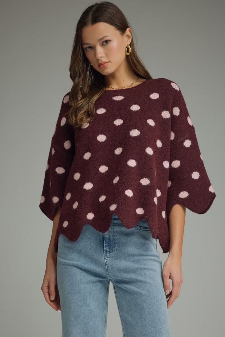 Sweet Spot Scallop Sweater