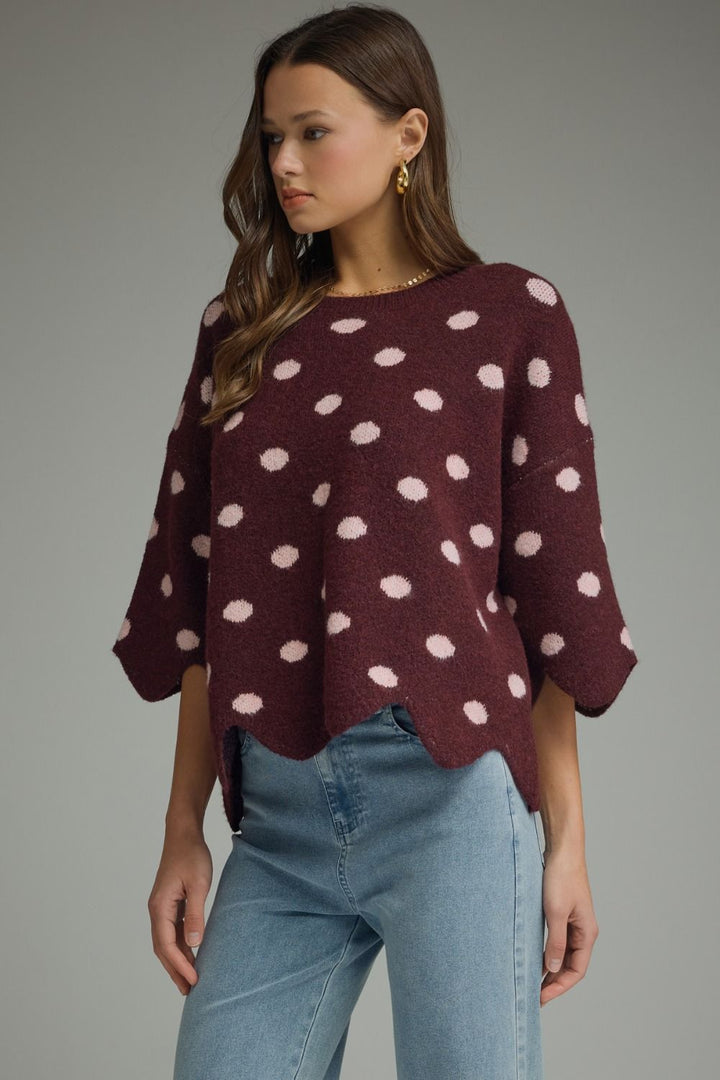Sweet Spot Scallop Sweater