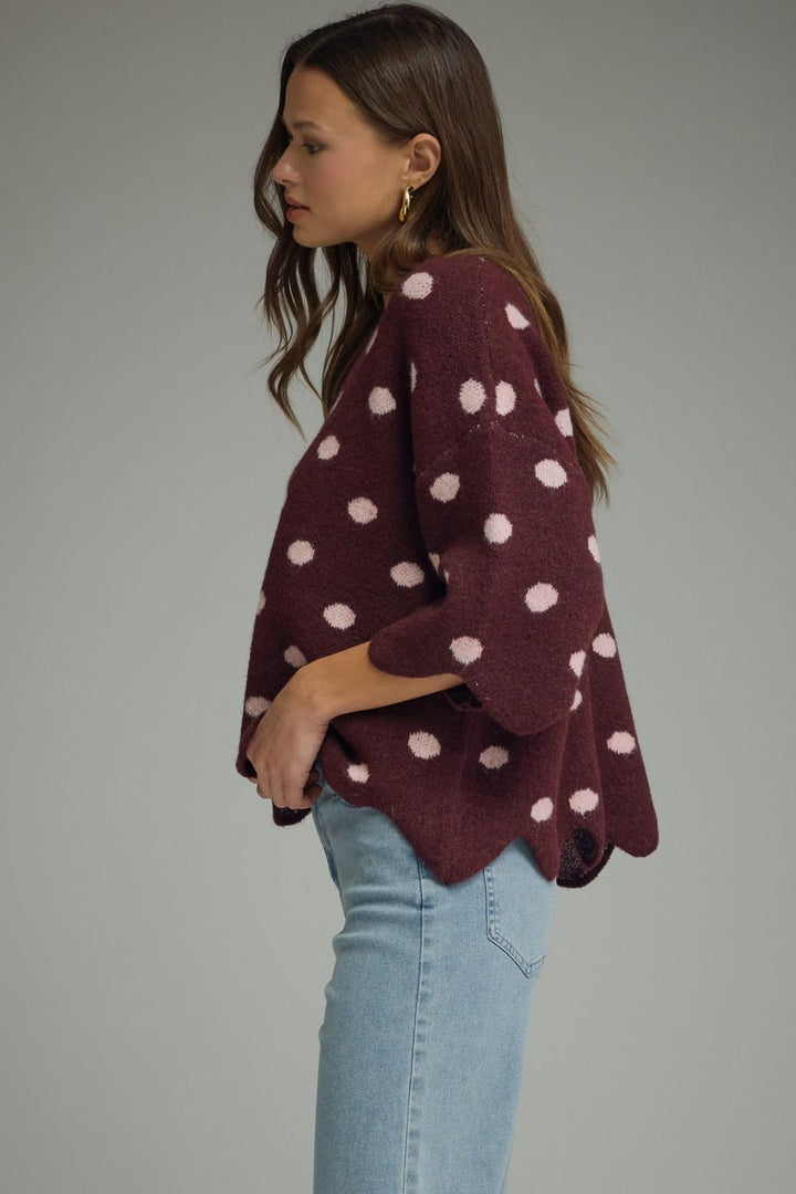 Sweet Spot Scallop Sweater
