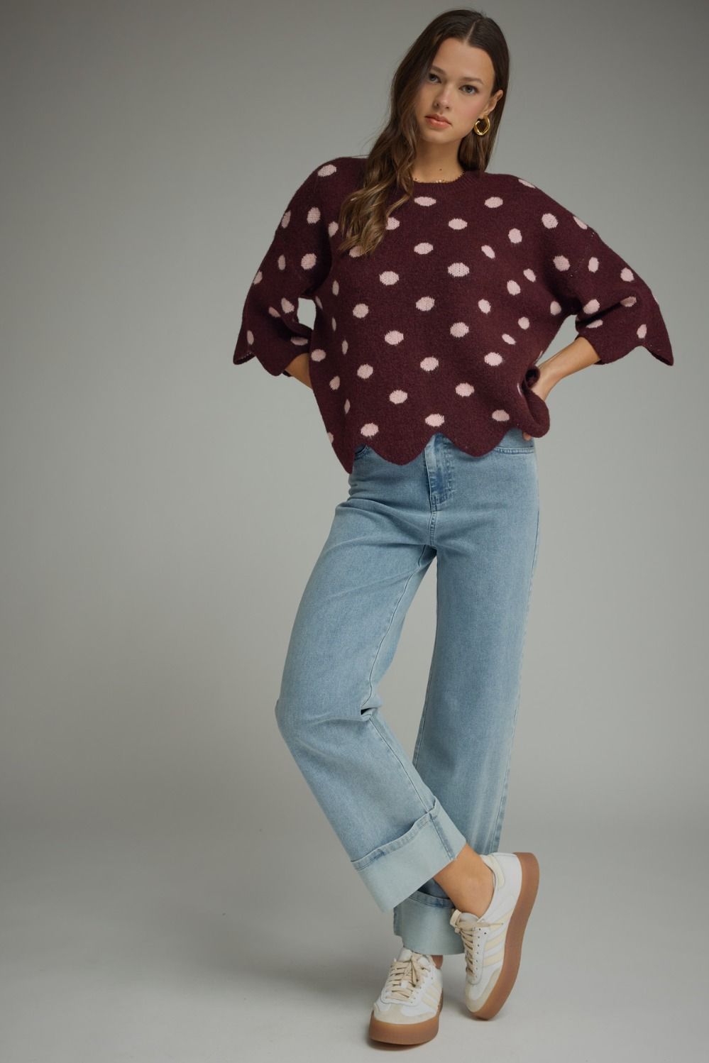 Sweet Spot Scallop Sweater