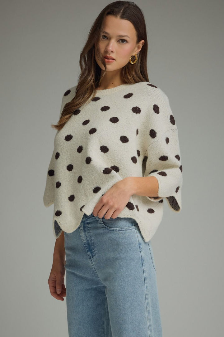 Sweet Spot Scallop Sweater