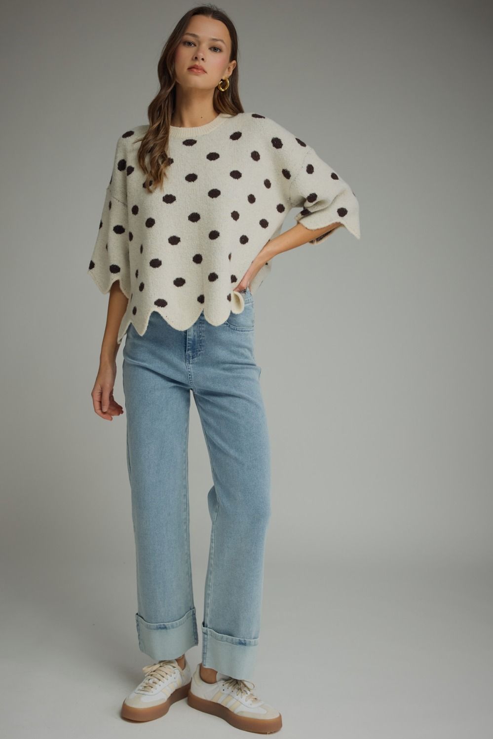 Sweet Spot Scallop Sweater