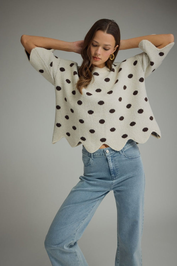 Sweet Spot Scallop Sweater