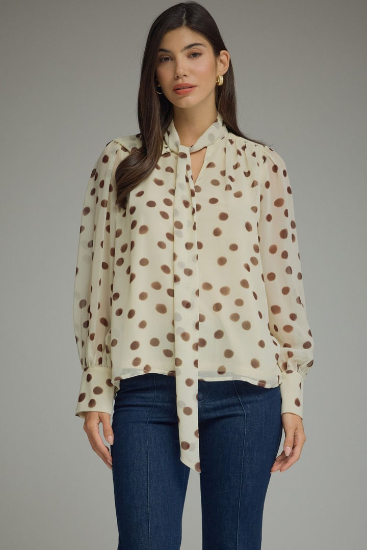 Café Crème Scarf Top