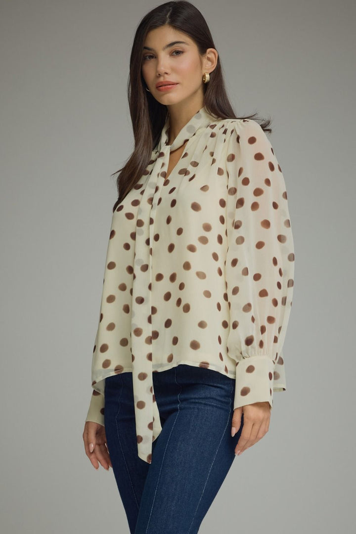 Café Crème Scarf Top