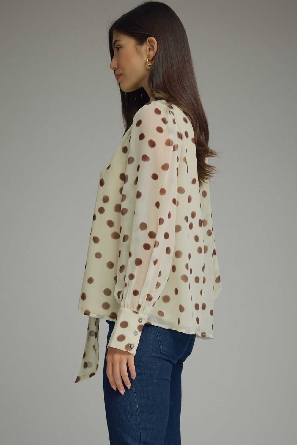Café Crème Scarf Top