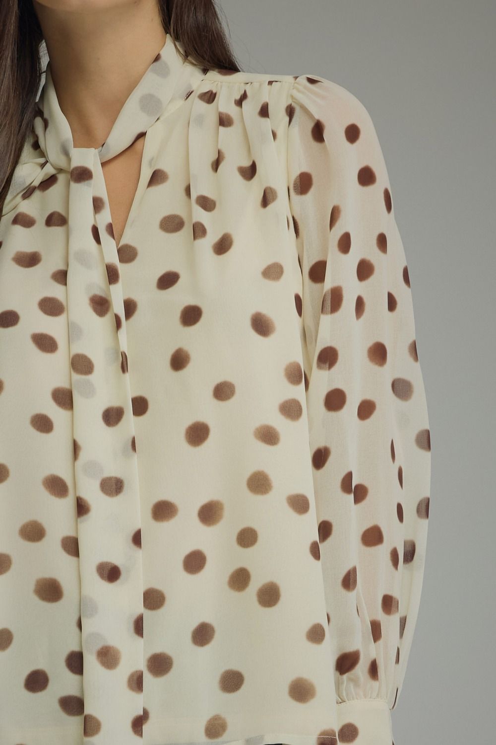 Café Crème Scarf Top