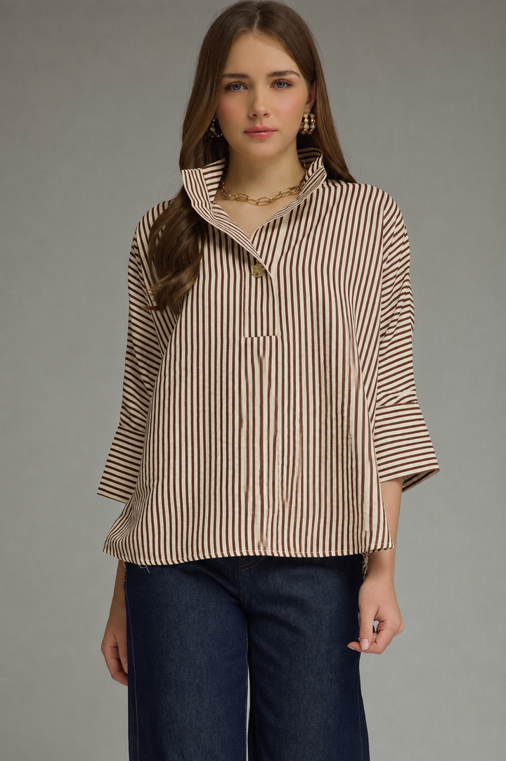 Susan Stripe Blouse