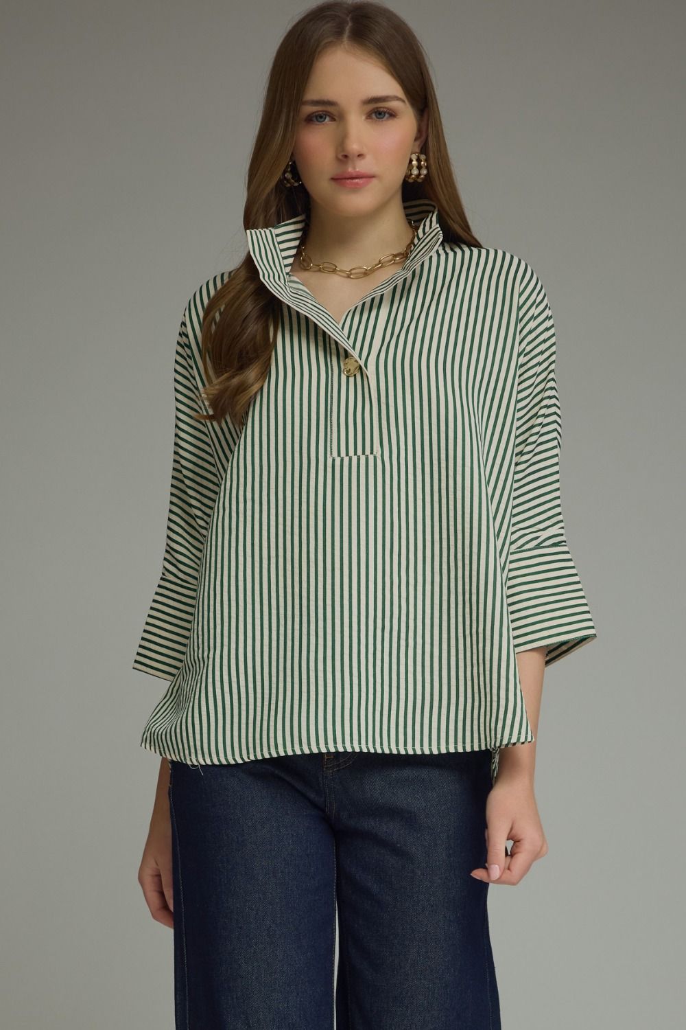 Susan Stripe Blouse