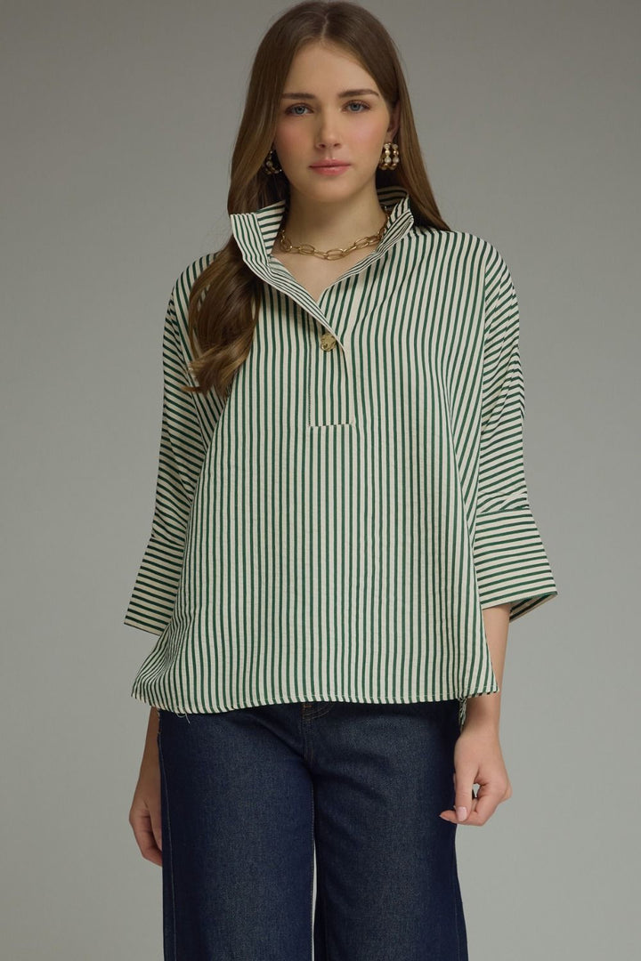 Susan Stripe Blouse