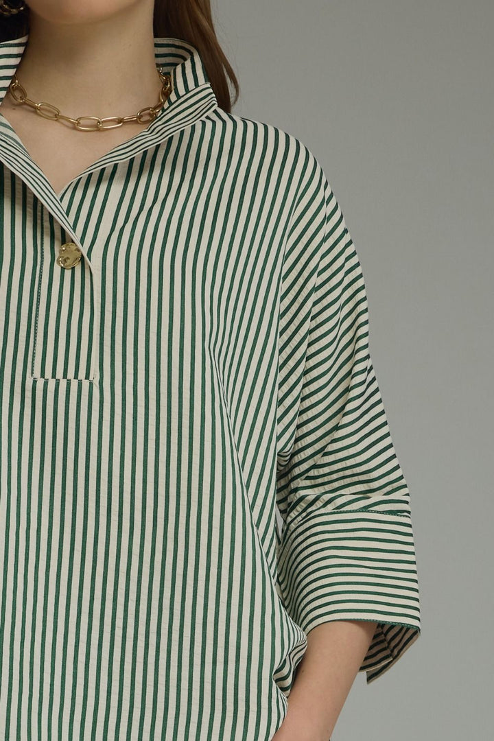 Susan Stripe Blouse