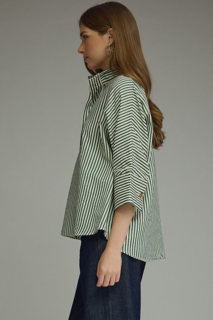 Susan Stripe Blouse