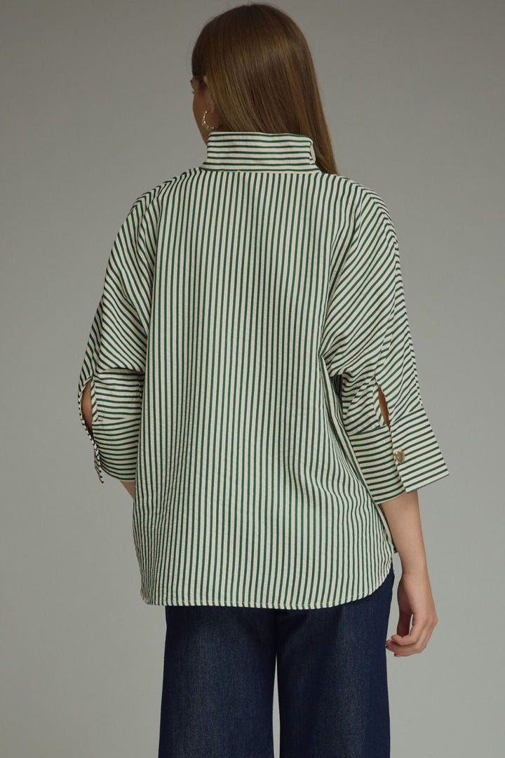 Susan Stripe Blouse