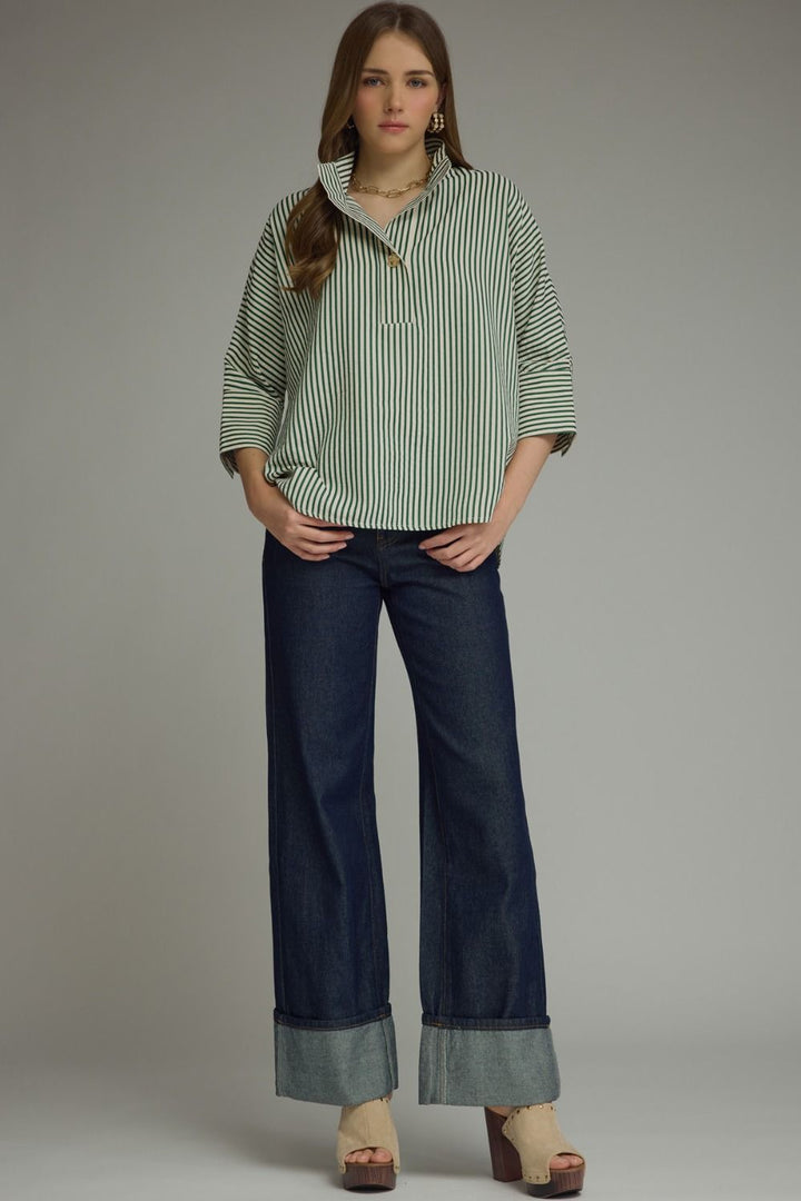 Susan Stripe Blouse