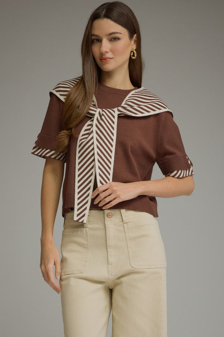 Chestnut Charm Sweater