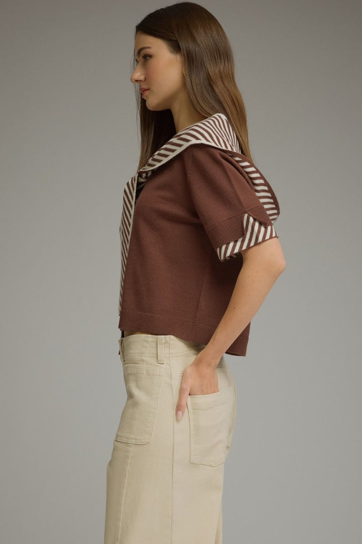 Chestnut Charm Sweater