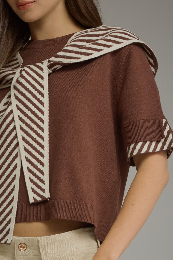 Chestnut Charm Sweater