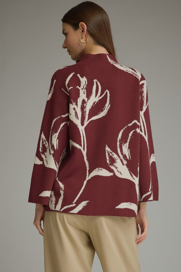 Floral Motif Sweater