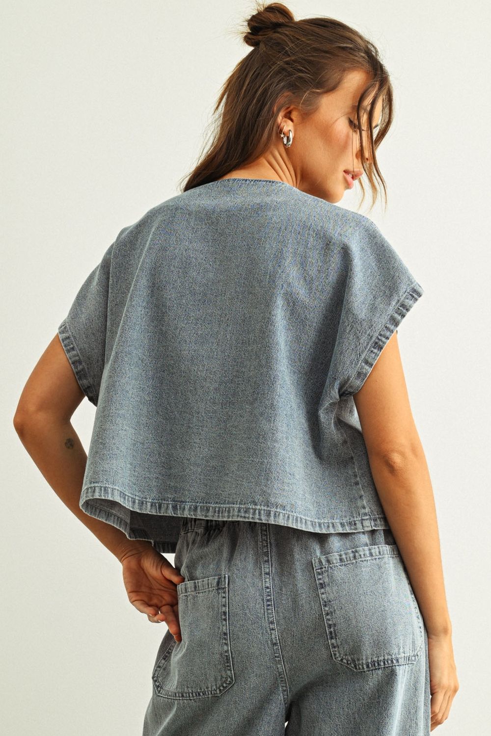 Desert Denim Blouse