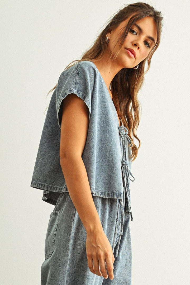 Desert Denim Blouse