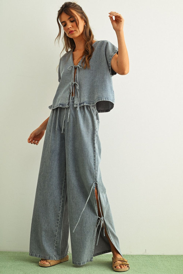 Desert Denim Blouse