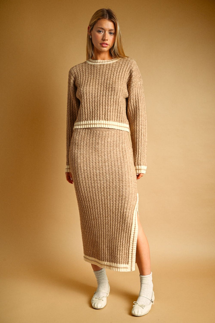 Audra Cable Knit Sweater