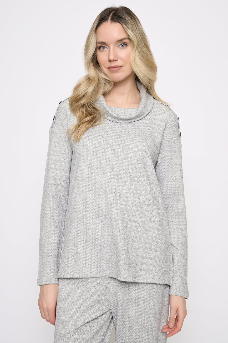 Easy Does It Button Sweater
