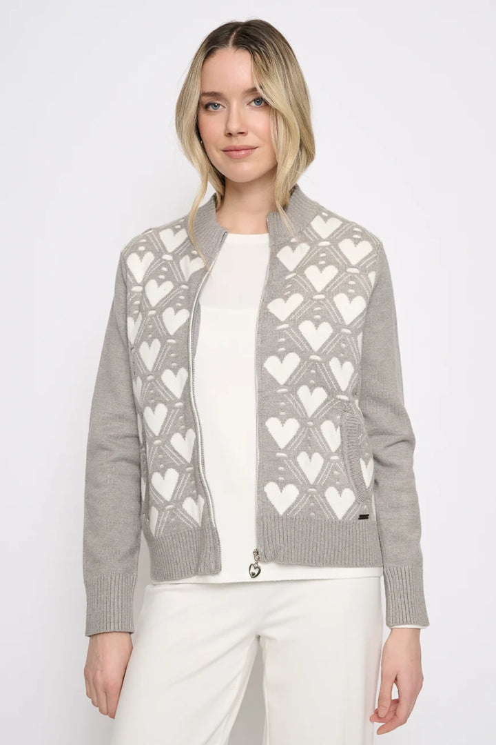 Full Heart Zip Cardigan