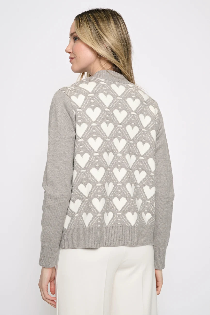 Full Heart Zip Cardigan