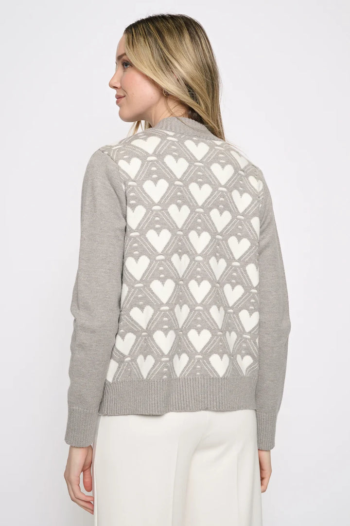 Full Heart Zip Cardigan