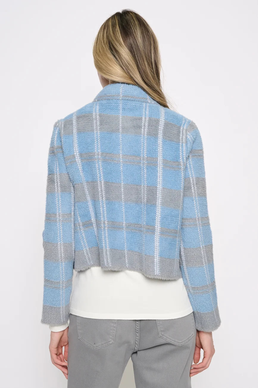 Blue Hour Plaid Jacket