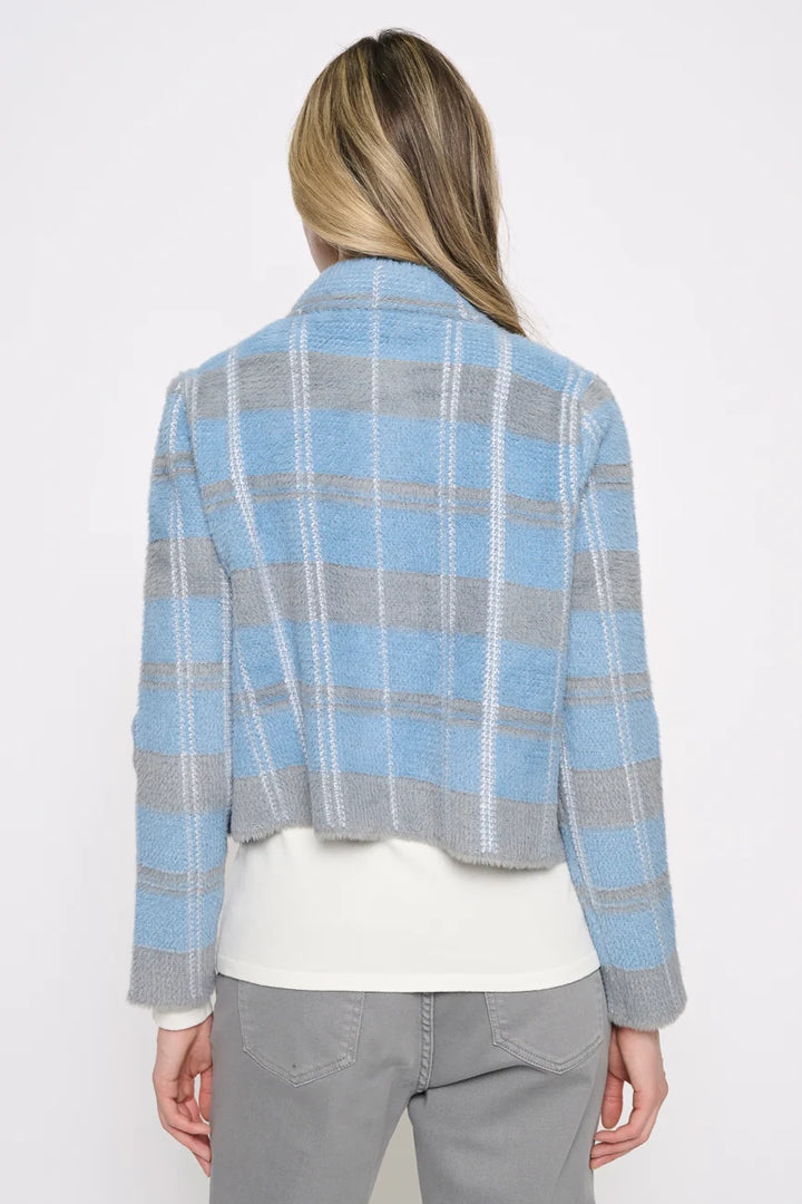 Blue Hour Plaid Jacket