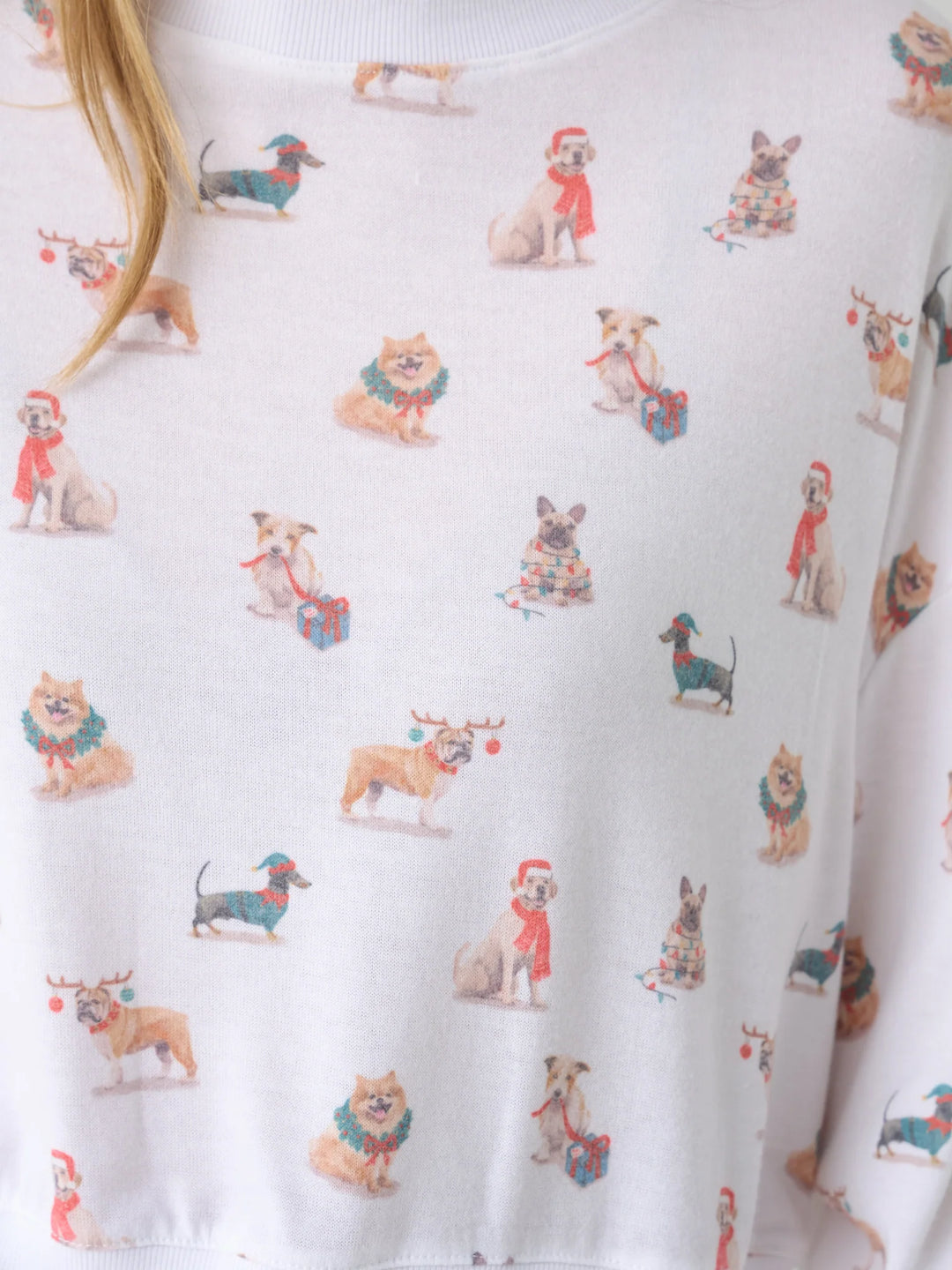 Santa Paws Pajama Top, Final Sale