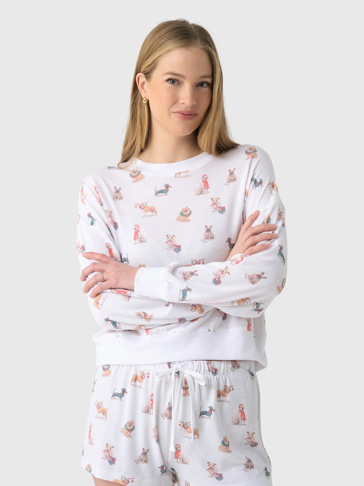 Santa Paws Pajama Top, Final Sale