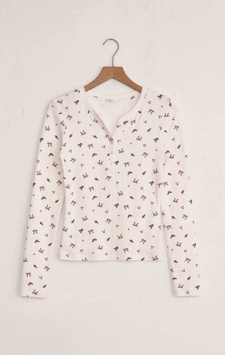 Holly Long Sleeve Pajama Top