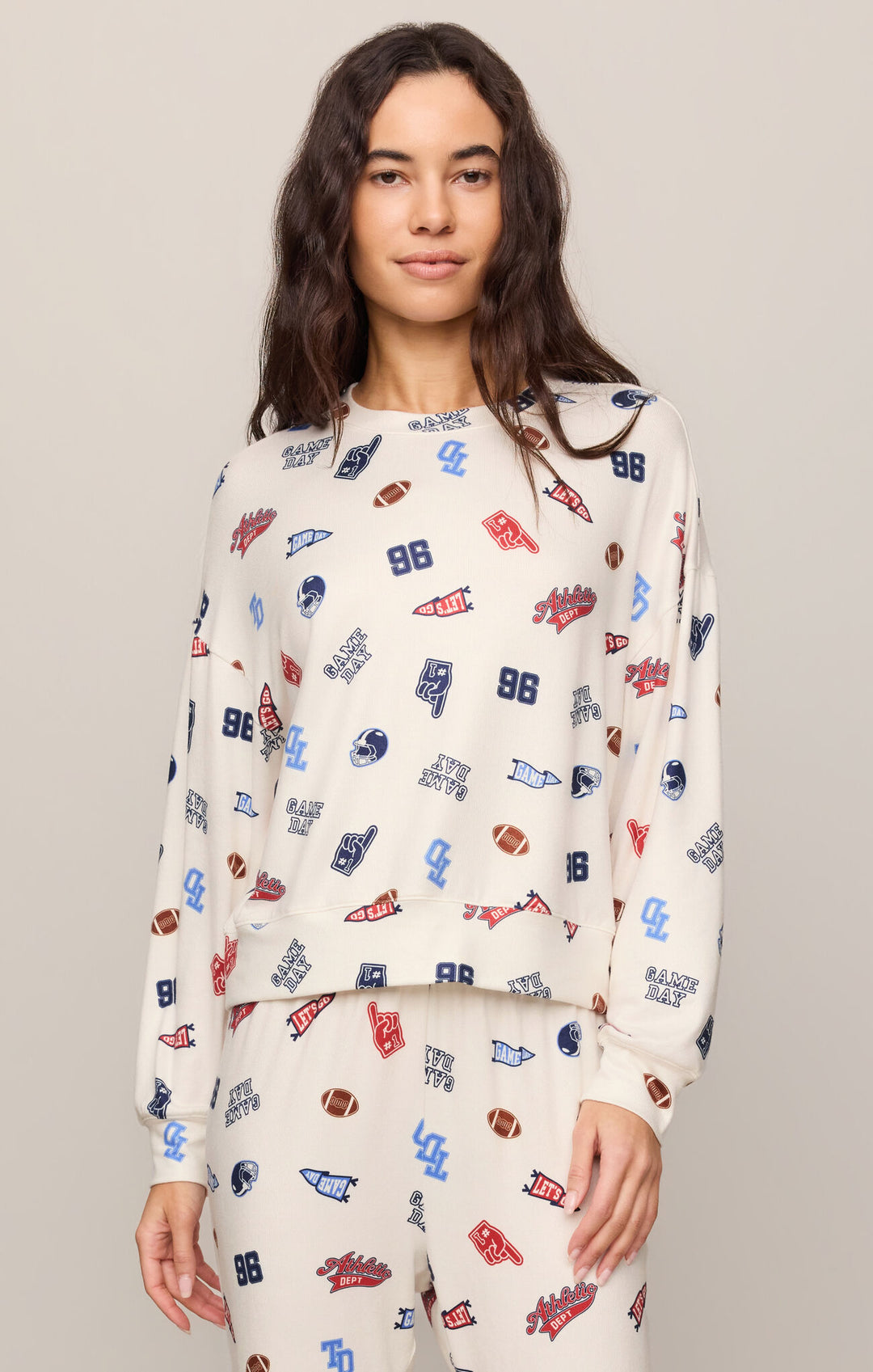 Varsity Long Sleeve Top