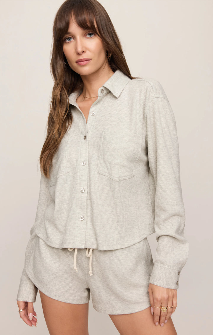 Warm and Cozy Waffle Shirt